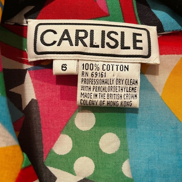 Vintage Funky Patterned Blouse Carlisle - Picture 3 of 3